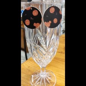 3/$20 Pumpkin faux leather earrings
